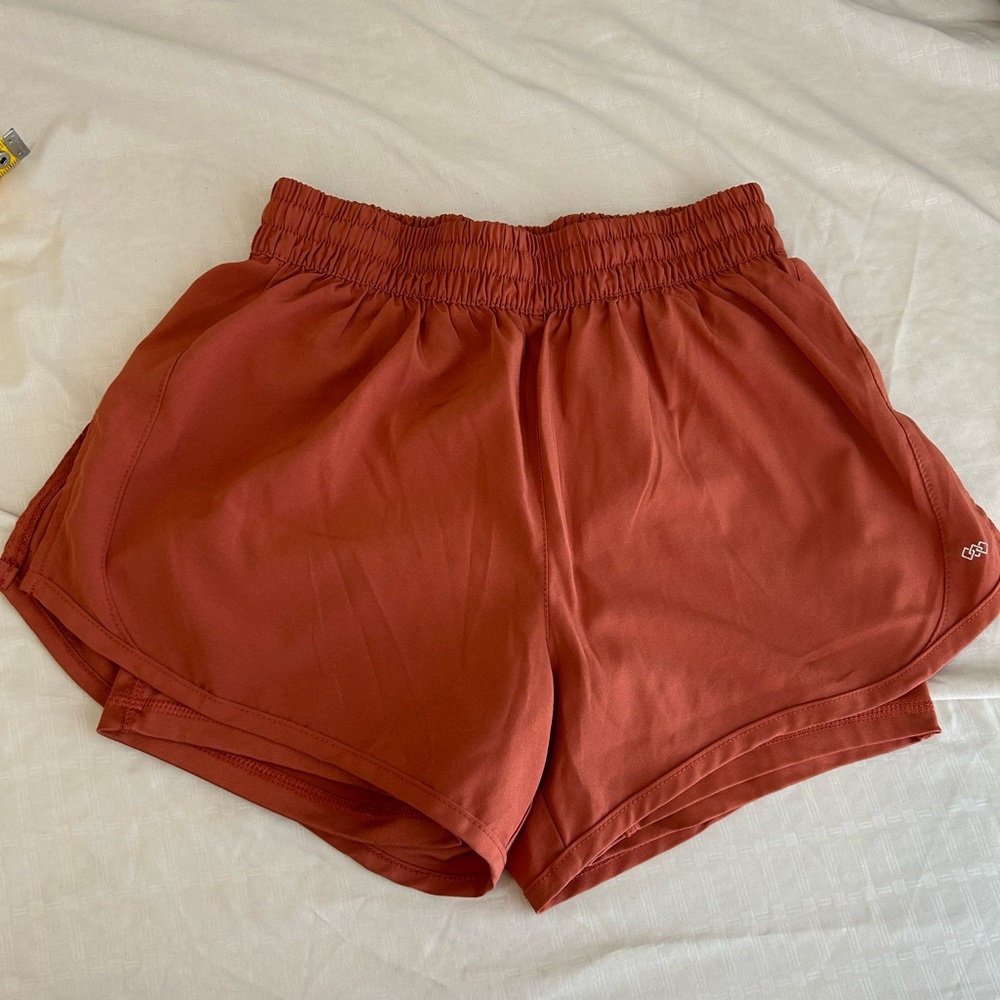Women's Casual Rust Shorts